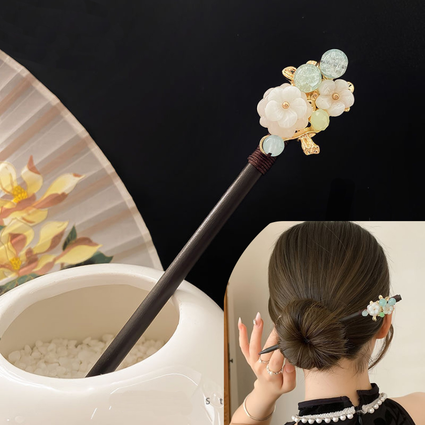 Chinese Hair Stick Step Shake  - مراجعة Hanbok Hair Pin وسعره
