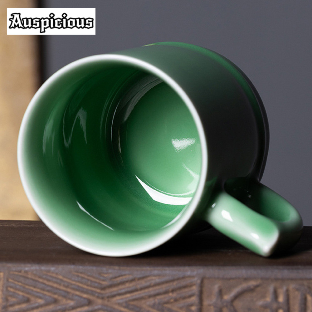 410ml Longquan Celadon Office  - مراجعة Celadon Ceramic Cup وسعره