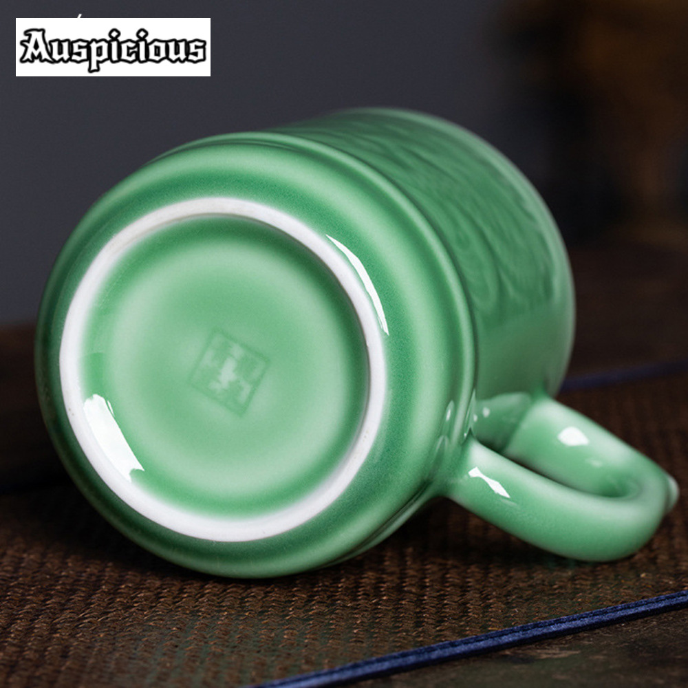 410ml Longquan Celadon Office  - مراجعة Celadon Ceramic Cup وسعره