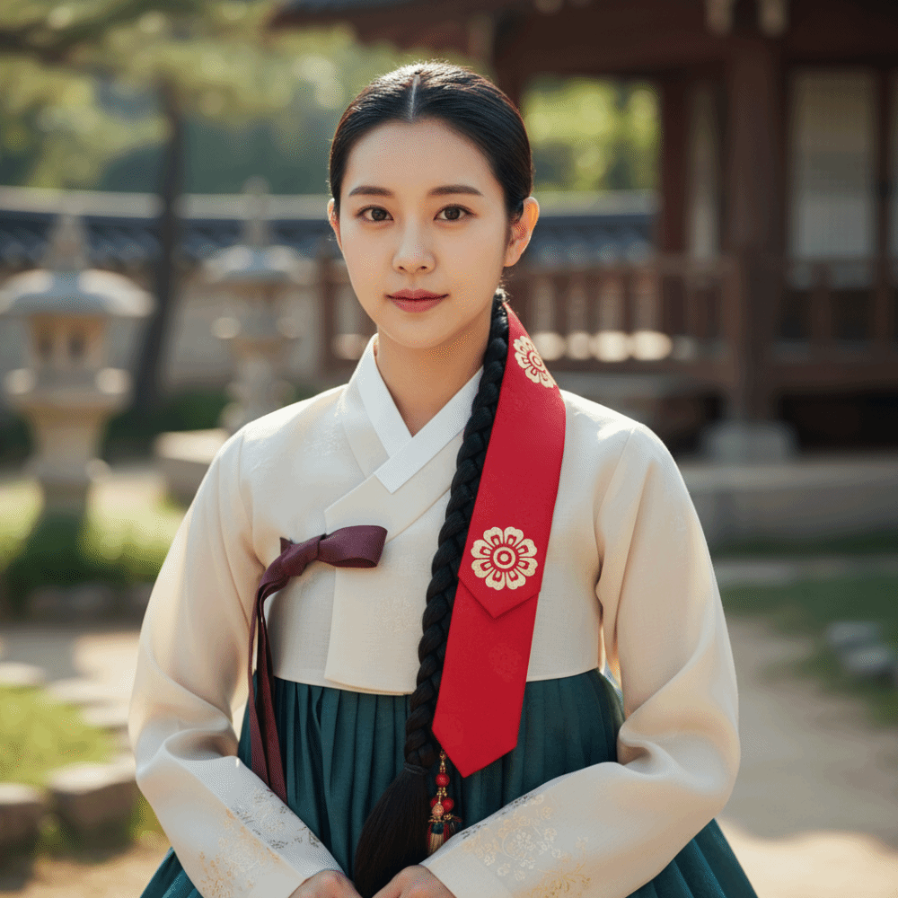 Sweet Flower Korean Headband R - مراجعة Hanbok Hair Pin وسعره