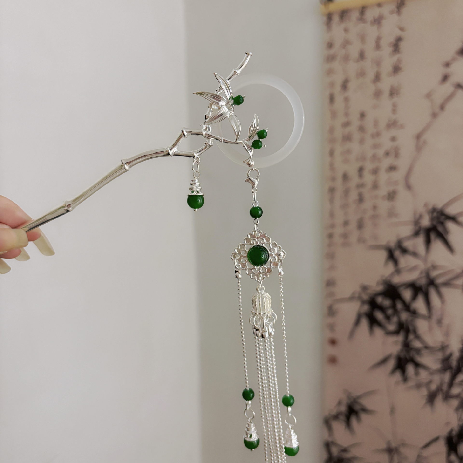 Chinese Style Hair Stick Bambo - مراجعة Hanbok Hair Pin وسعره