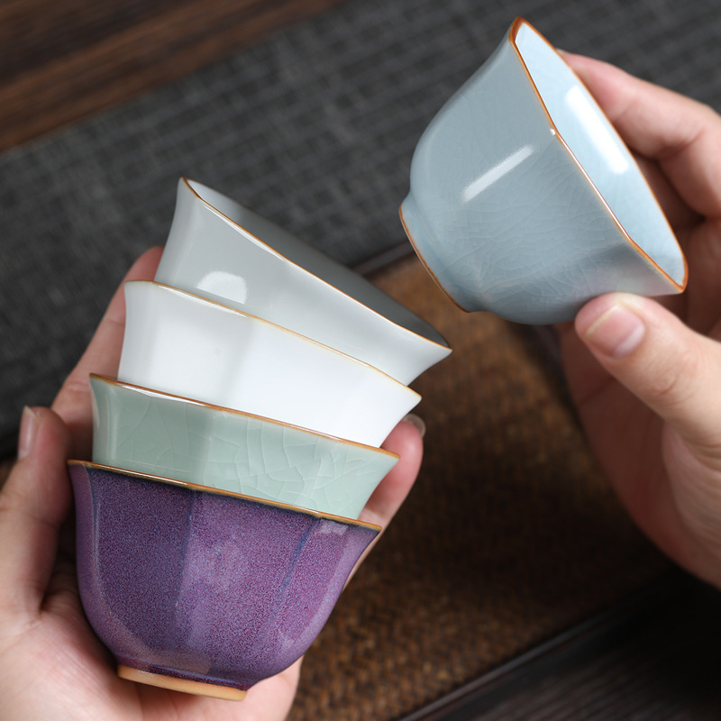 Five Famous Kilns 5 Cups Tea S - مراجعة Celadon Ceramic Cup وسعره