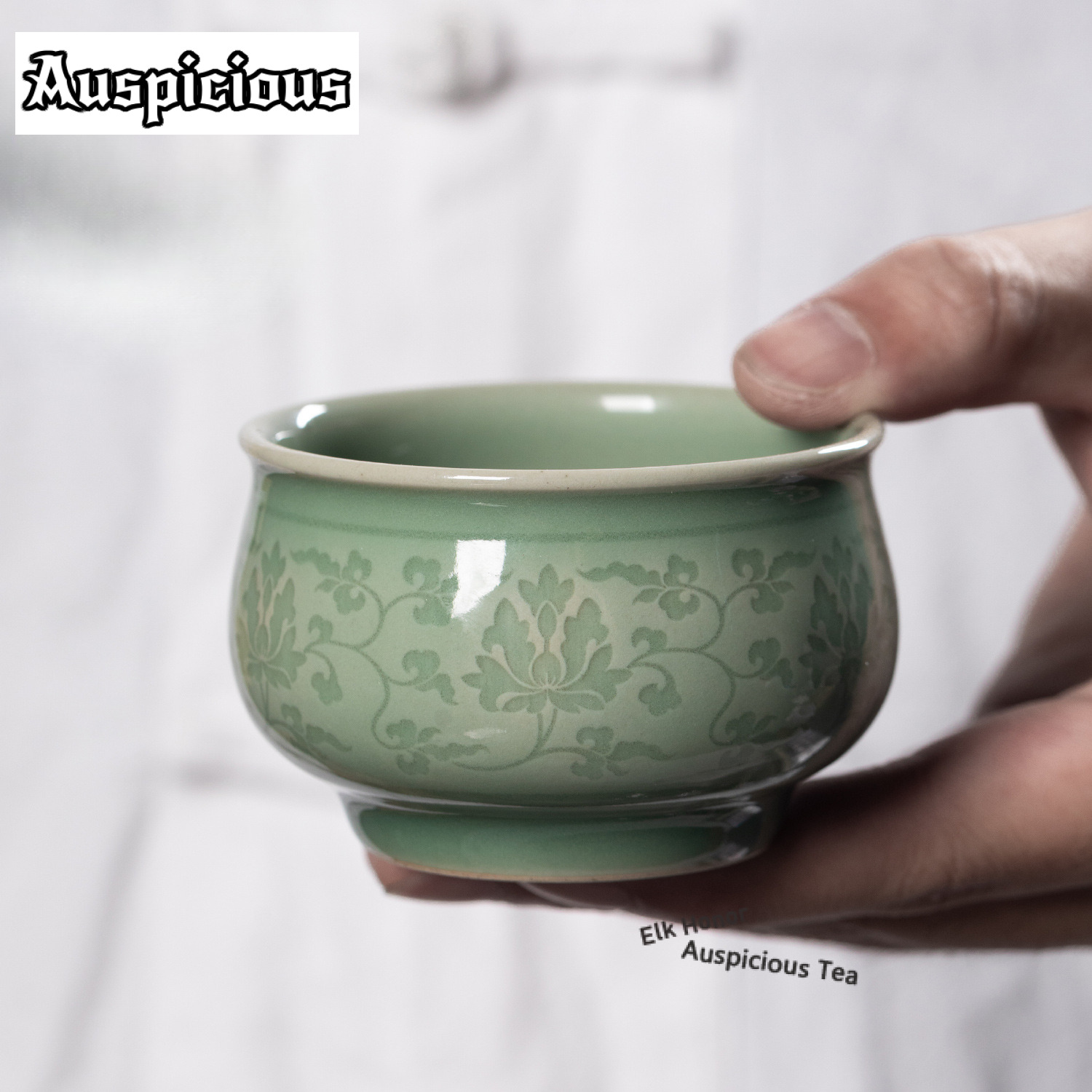 108ml Handmade Twining Lotus C - مراجعة Celadon Ceramic Cup وسعره