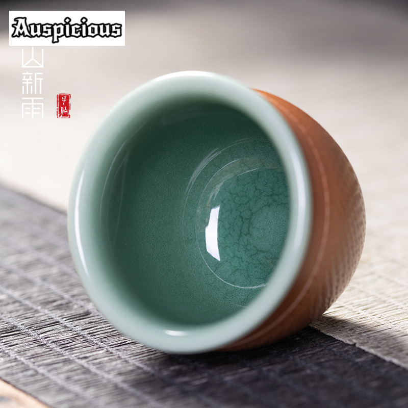 50ml Handmade Knife Jumping Ce - مراجعة Celadon Ceramic Cup وسعره