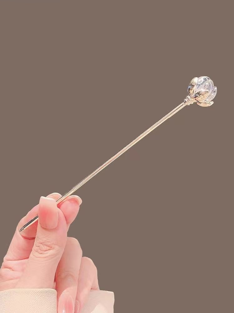 Crystal Lotus Hairpin for Wome - مراجعة Hanbok Hair Pin وسعره