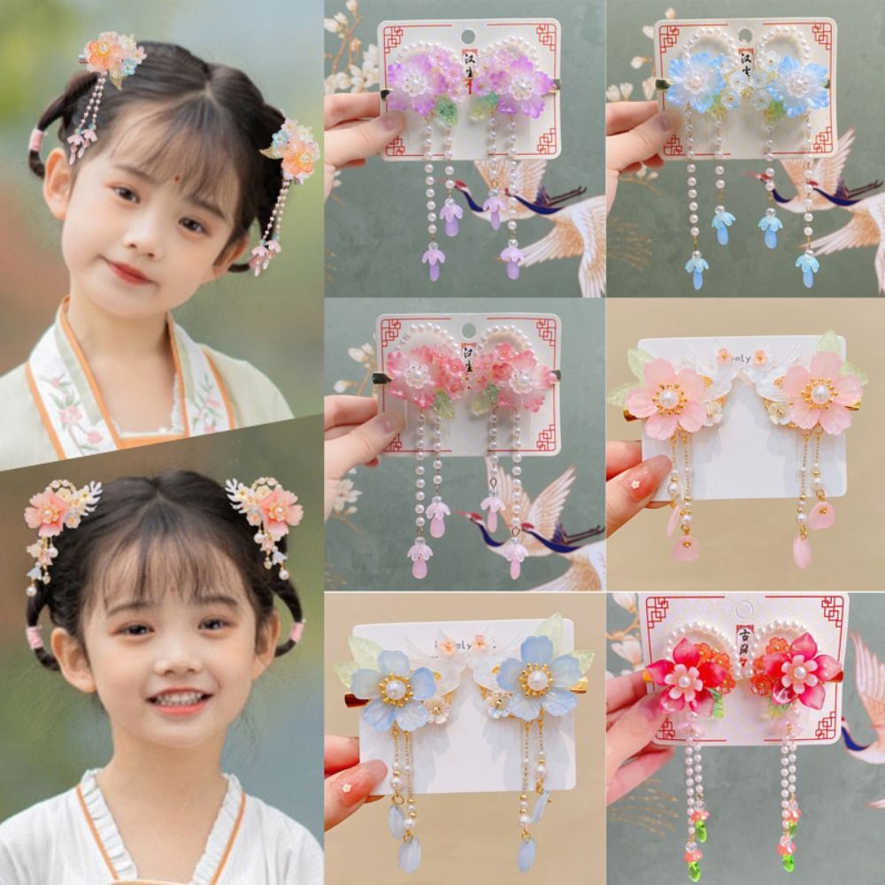 Fashion Pink Hair Clip Flower  - مراجعة Hanbok Hair Pin وسعره