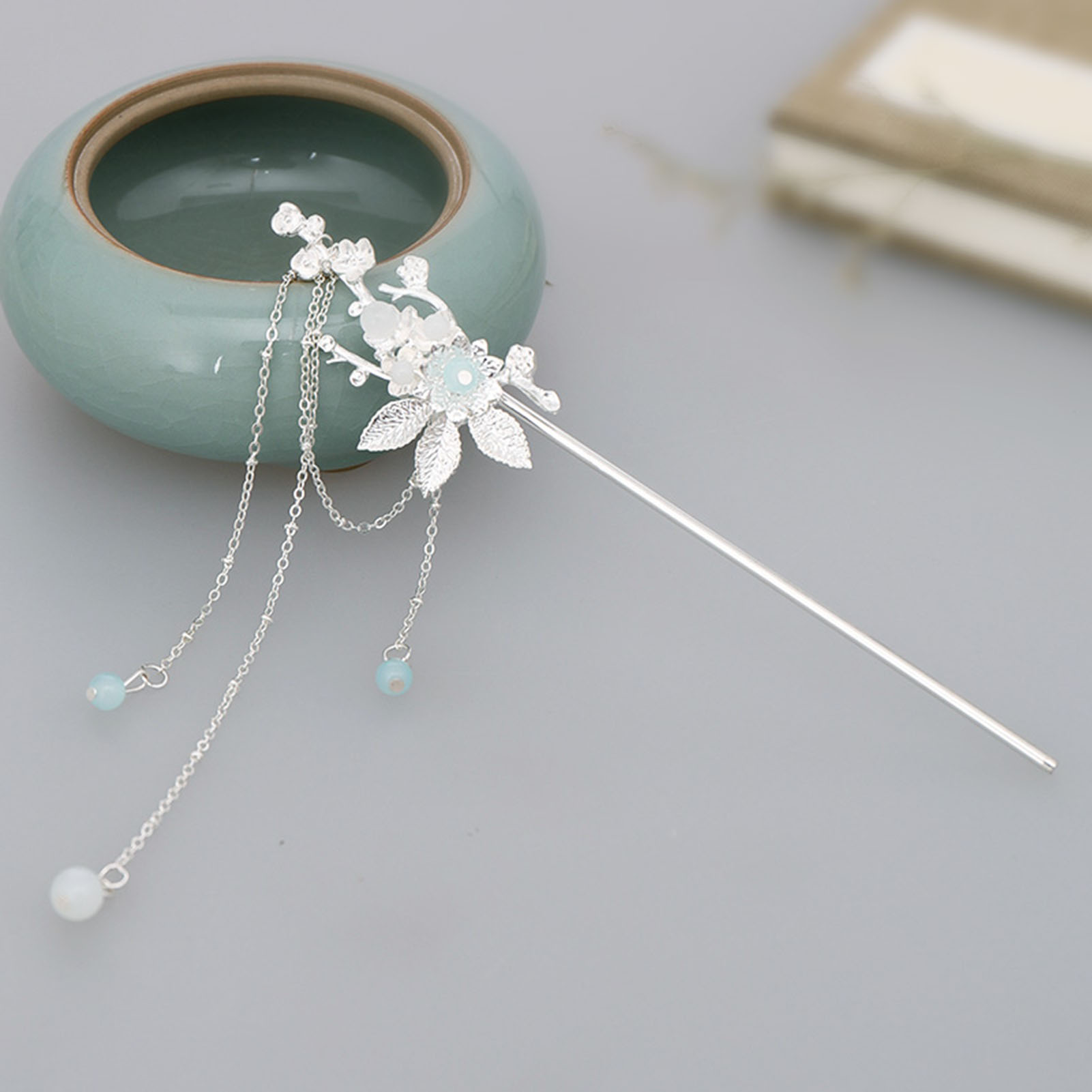Chinese Style Alloy Hair Stick - مراجعة Hanbok Hair Pin وسعره